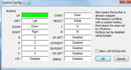 desmume controls