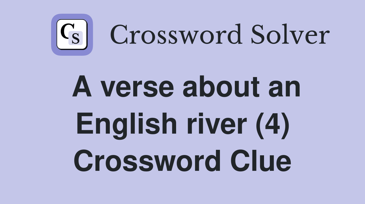 devon river crossword clue