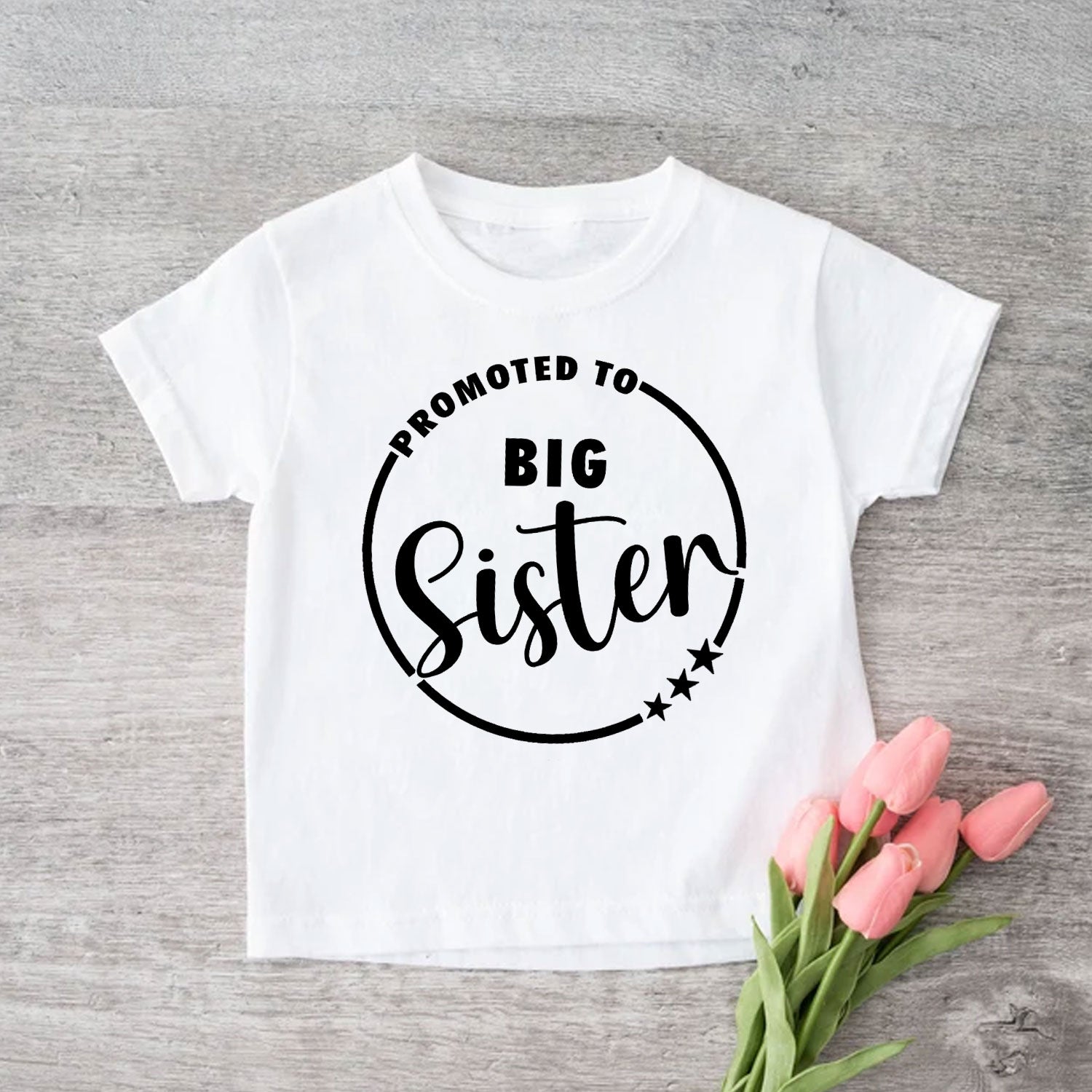 promoted to big sister t shirt