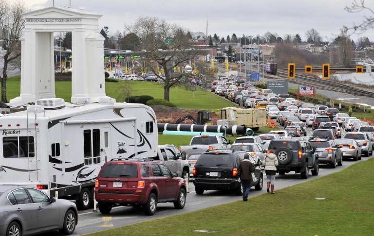 kingston border crossing wait times