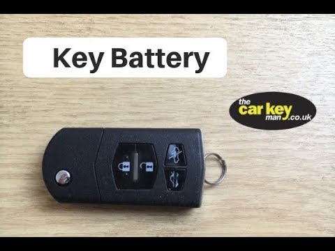 how do you change the battery in a mazda key