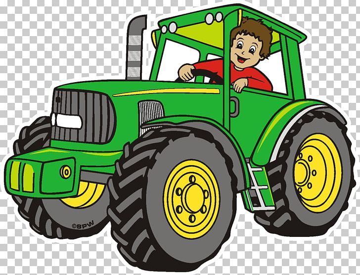 dibujo de tractor john deere