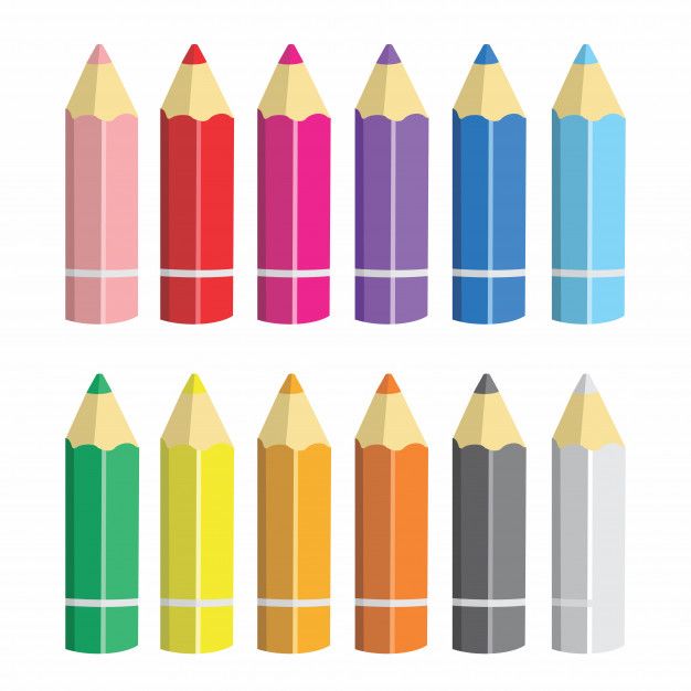 dibujo lapices de colores animados