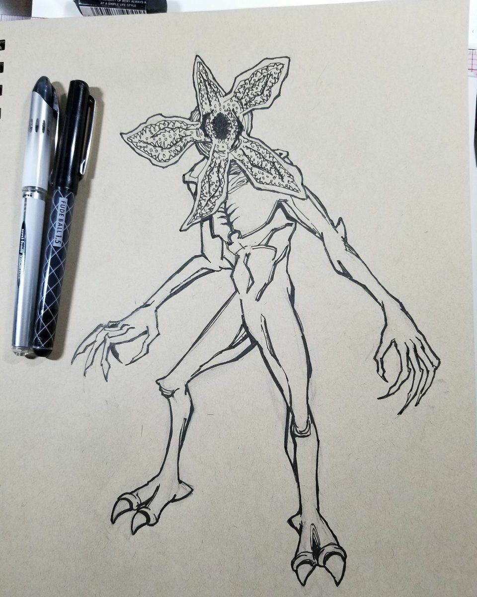 dibujos de demogorgon