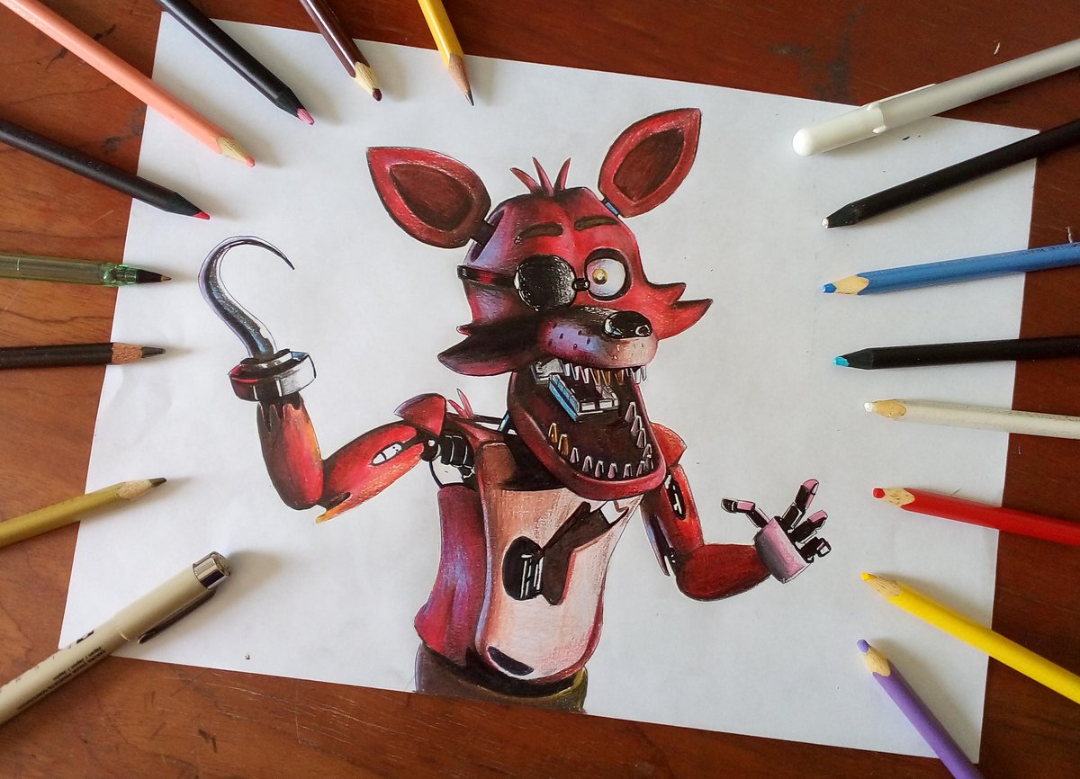 dibujos de foxy