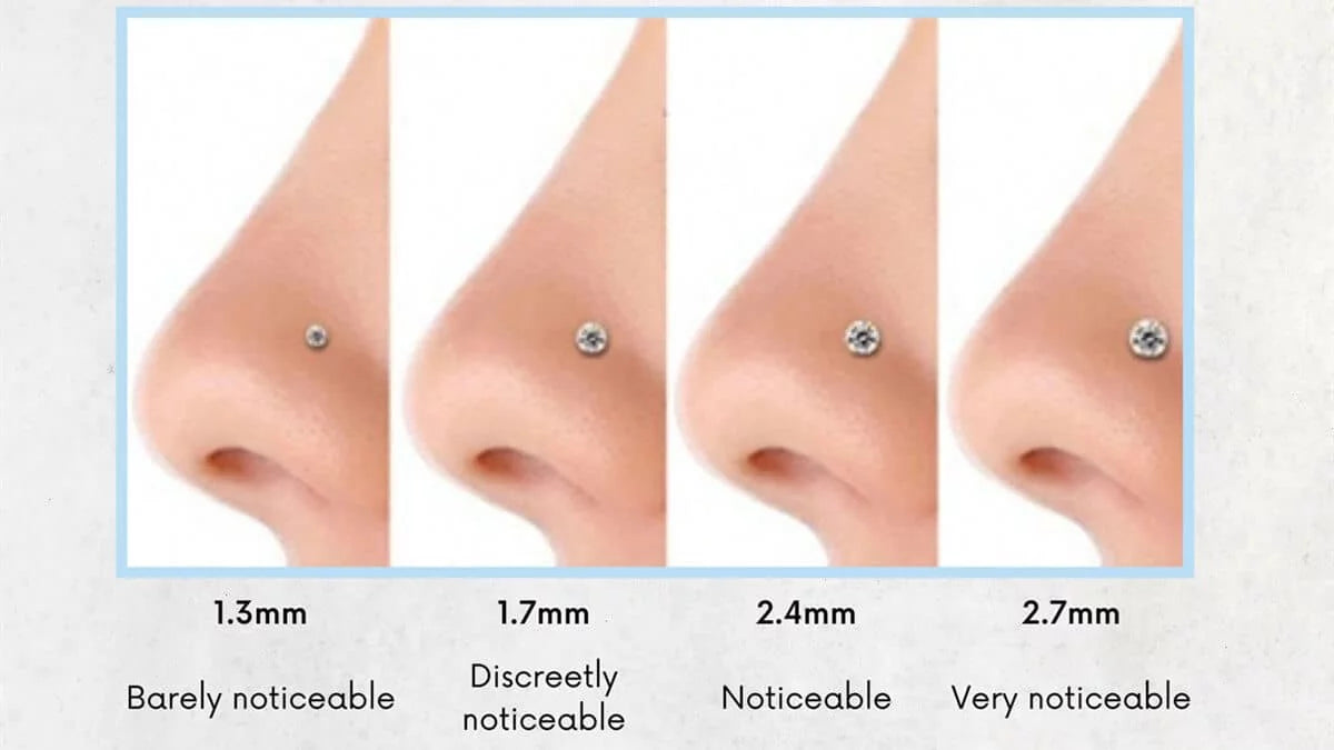 different types of nose piercings