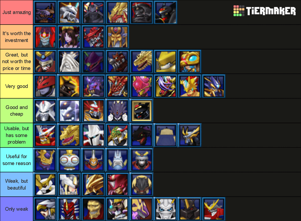 digimon masters online attribute data