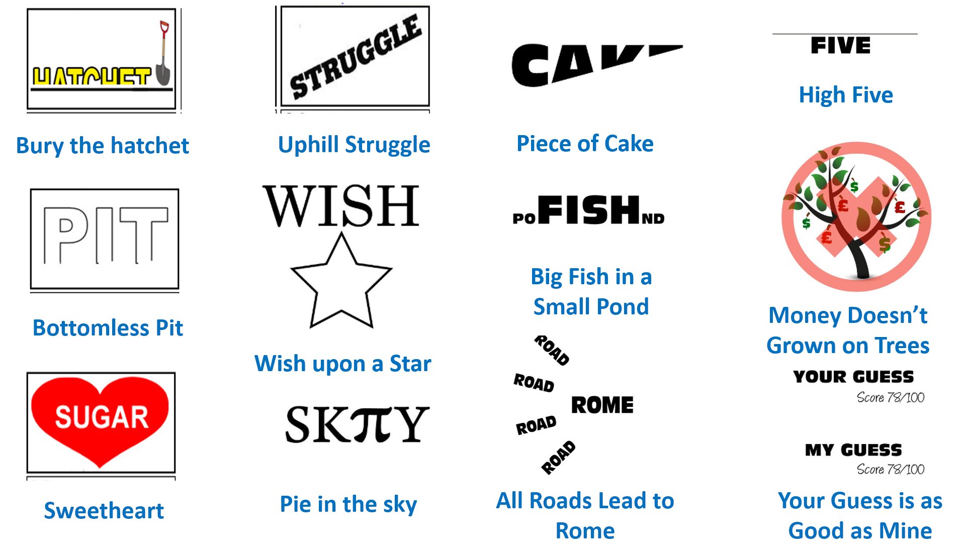 dingbats quiz answers