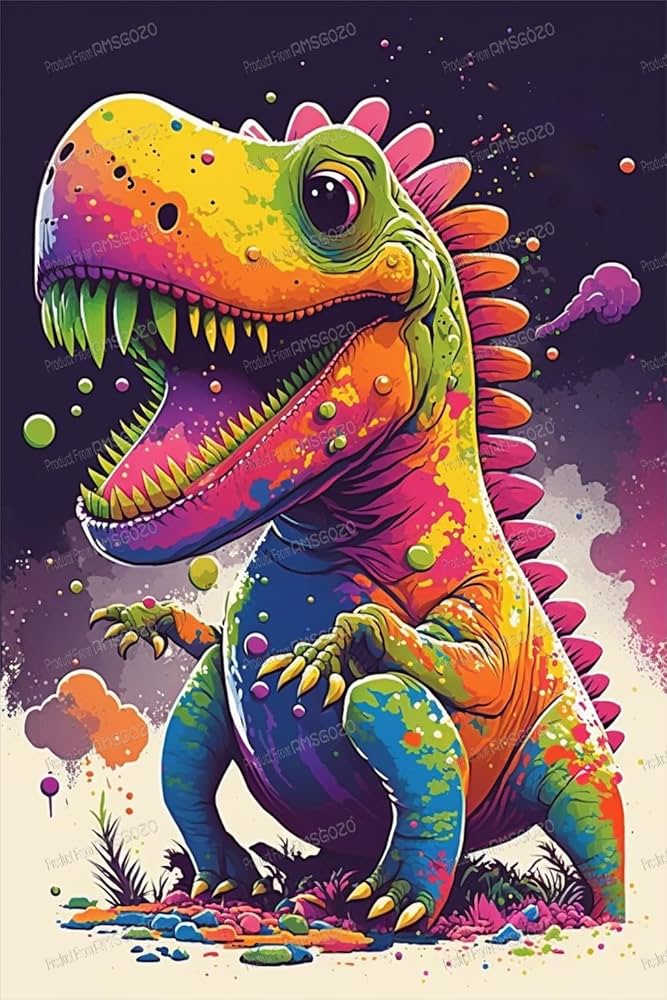 dinosaur diamond painting