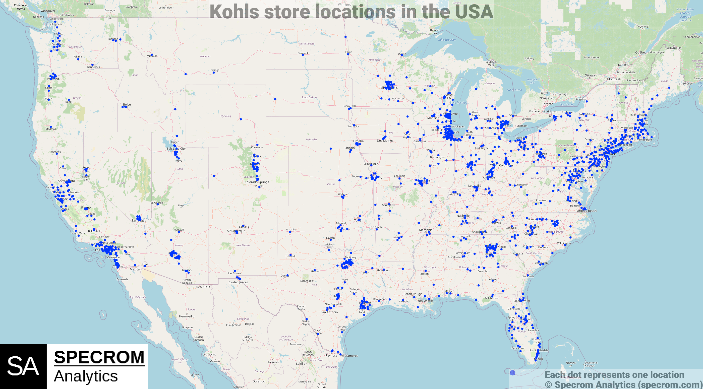 directions to the closest kohls