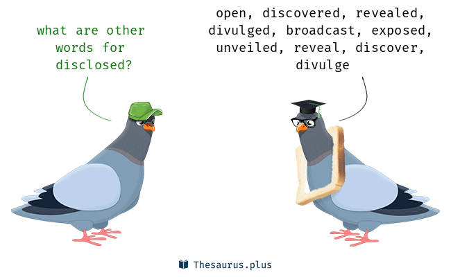 disclosed synonym