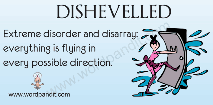 disheveled meaning