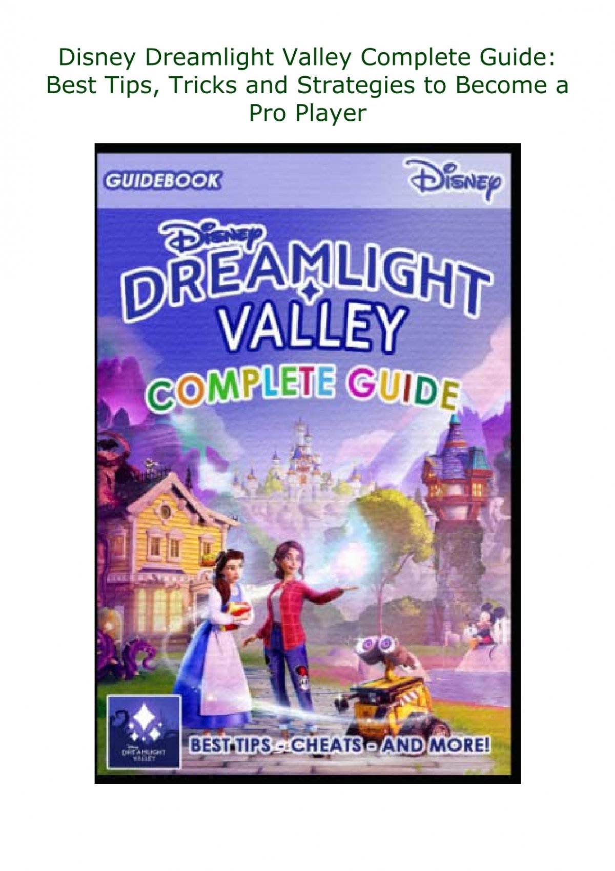 disney dreamlight valley guide book