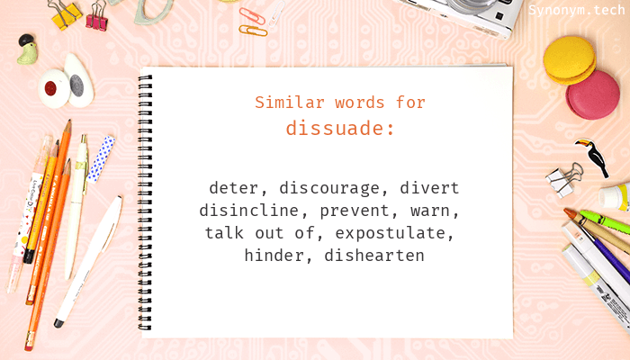 dissuade synonym