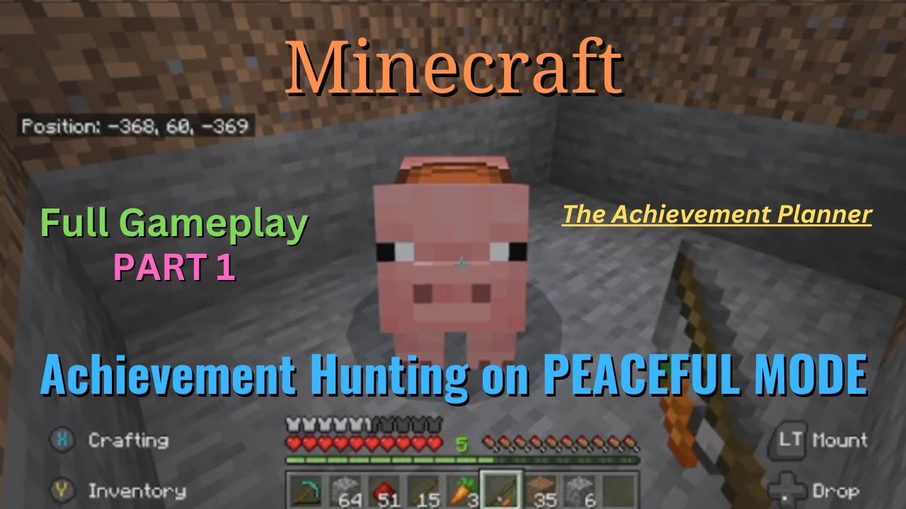 do you get achievements on peaceful minecraft