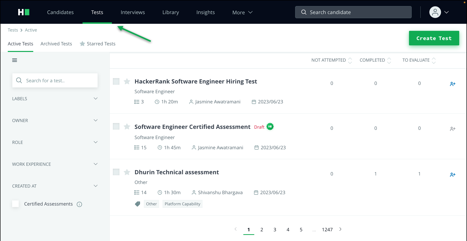 does hackerrank know if i switch tabs