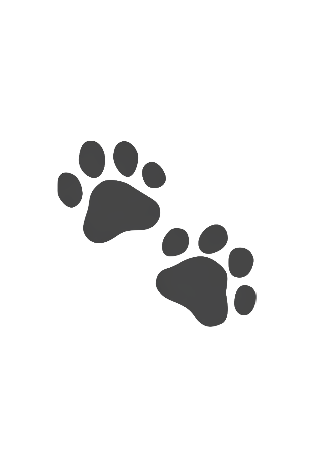 dog foot print emoji