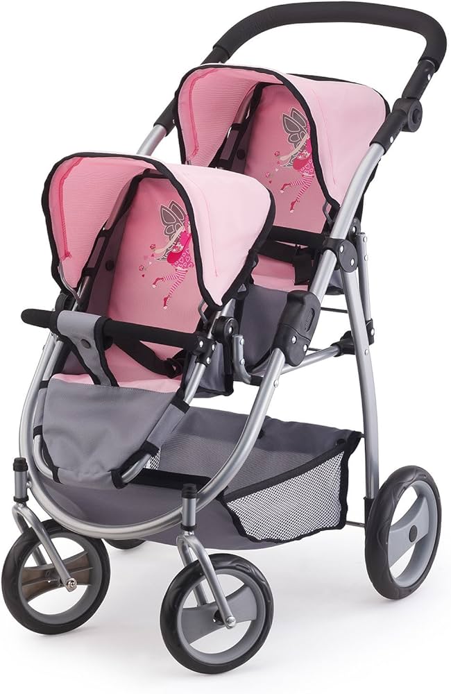 dolls twin pushchair