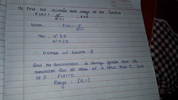 domain of x 2 1