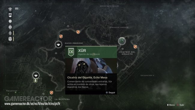 donde esta xur destiny 2