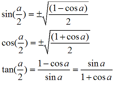 double angle formula calculator