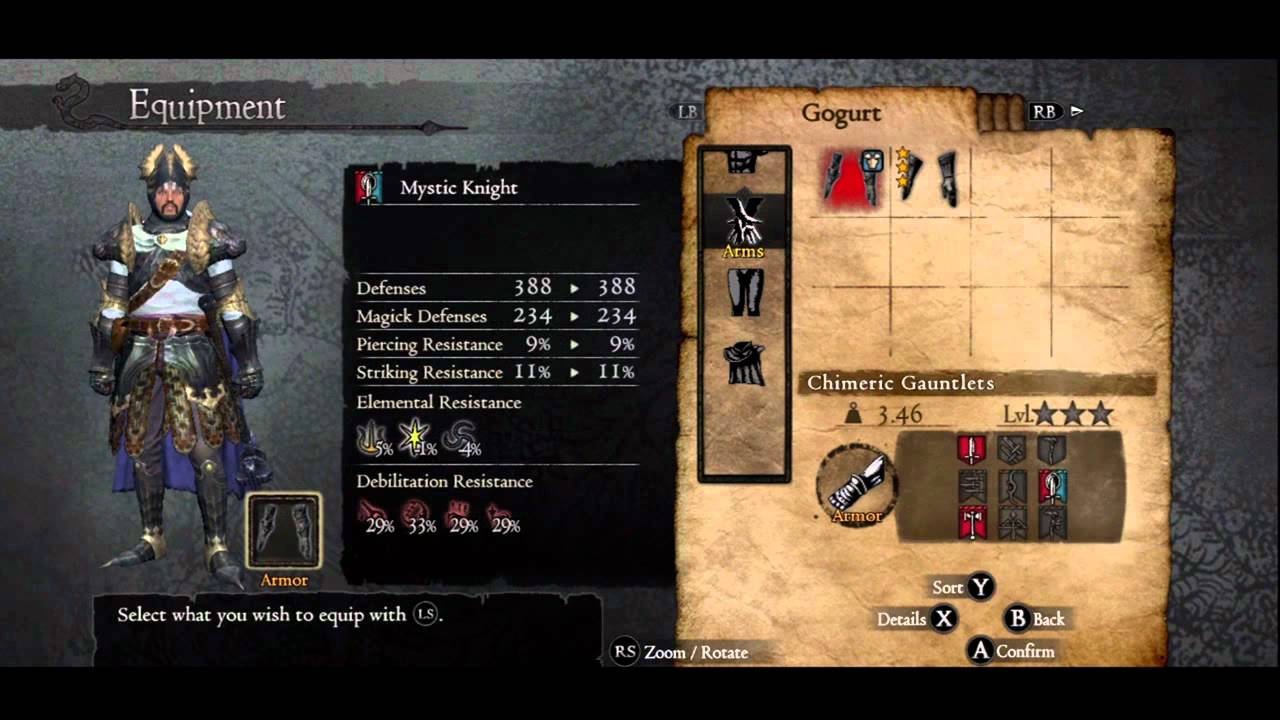 dragons dogma equipment