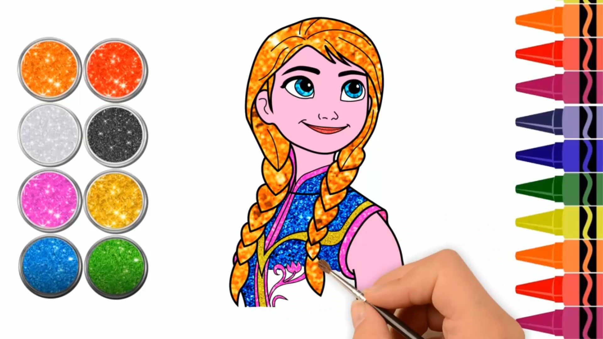 drawing colour video