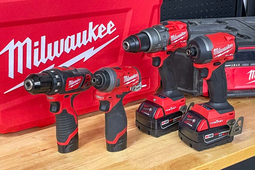 drill and impact driver set