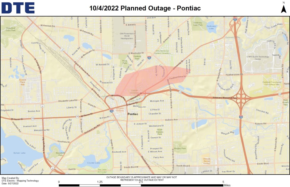 dte planned outage