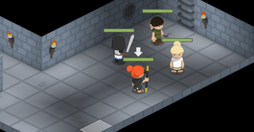 dungeon crawler flash game