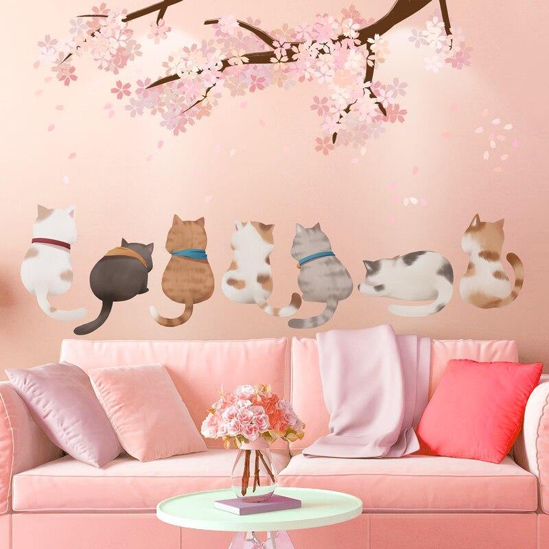 cat wall stickers