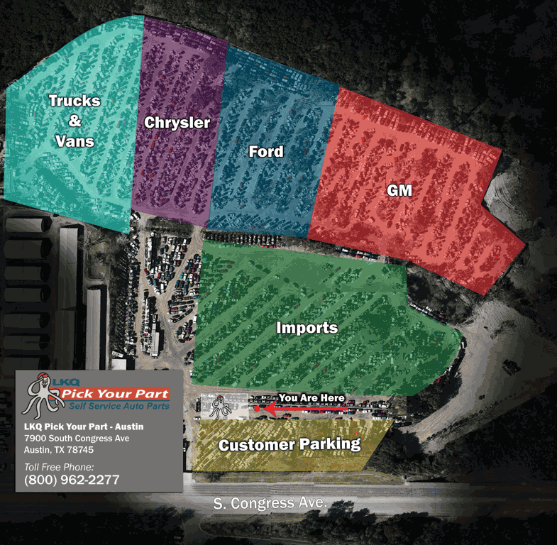 lkq pick your part - austin parts