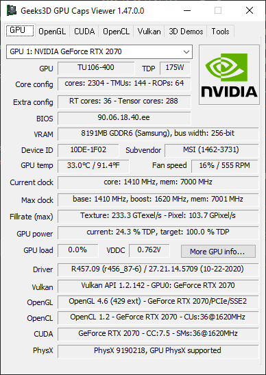 rtx 3070 driver