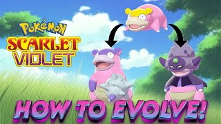 how to evolve slowbro into slowking in pokemon scarlet