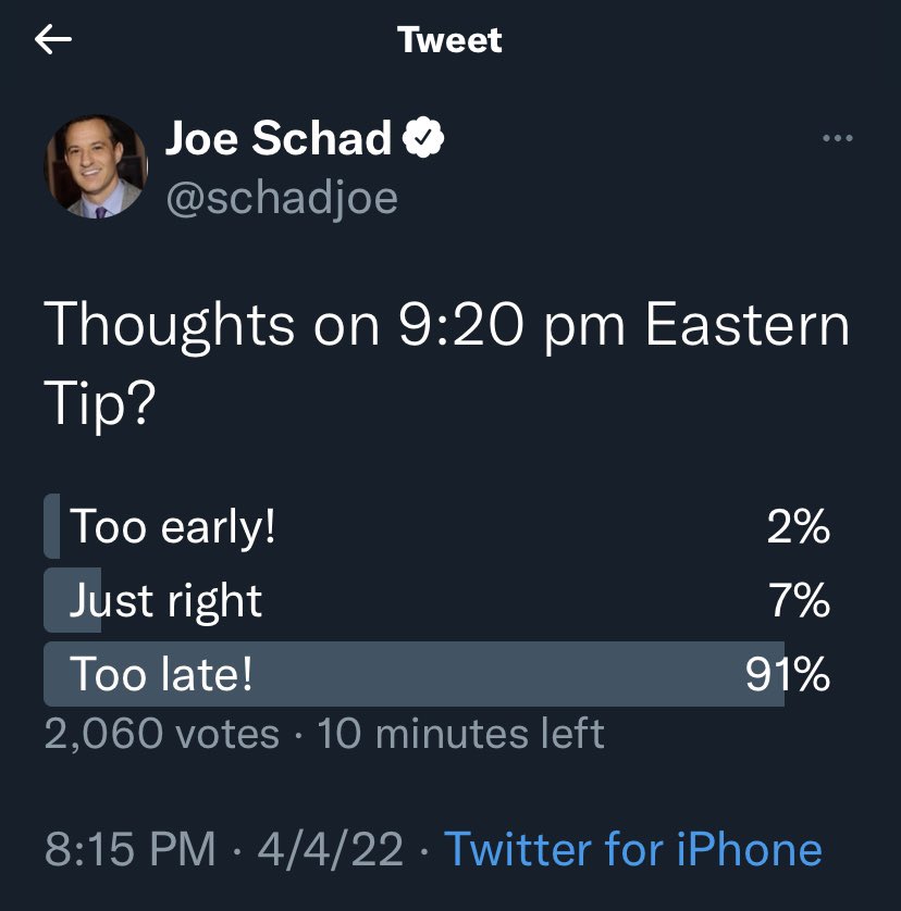 joe schad twitter