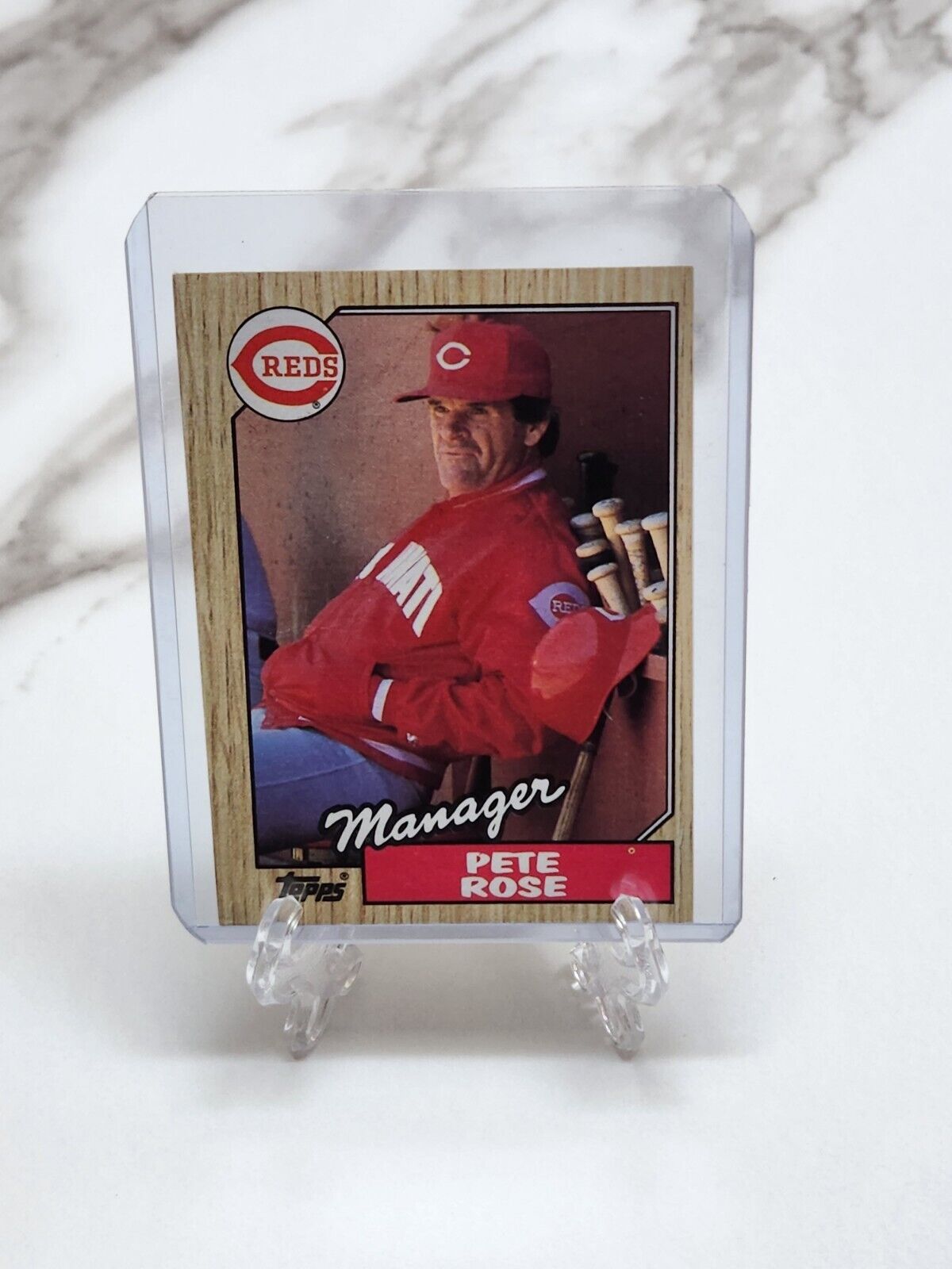 1987 topps pete rose manager