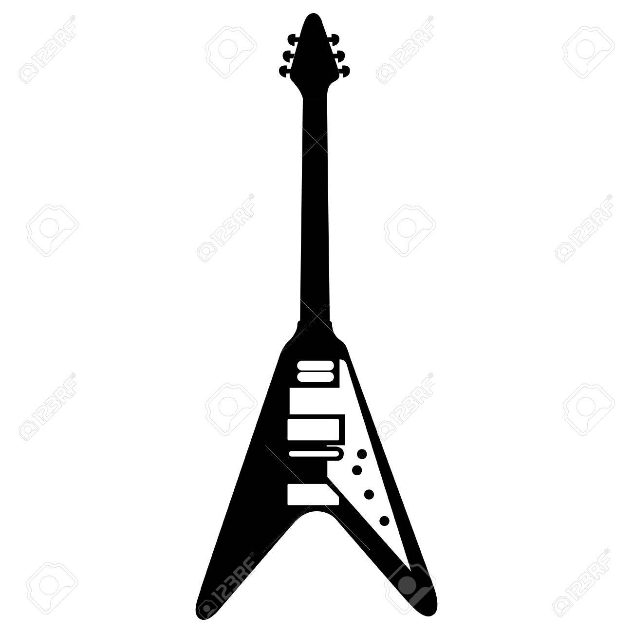 electric guitar vector