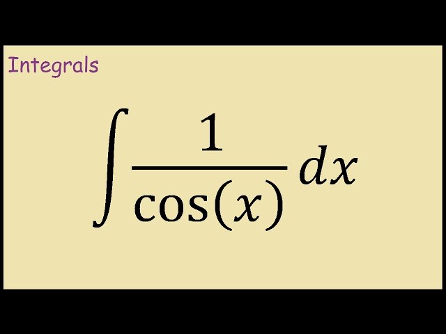 1 cos x integral