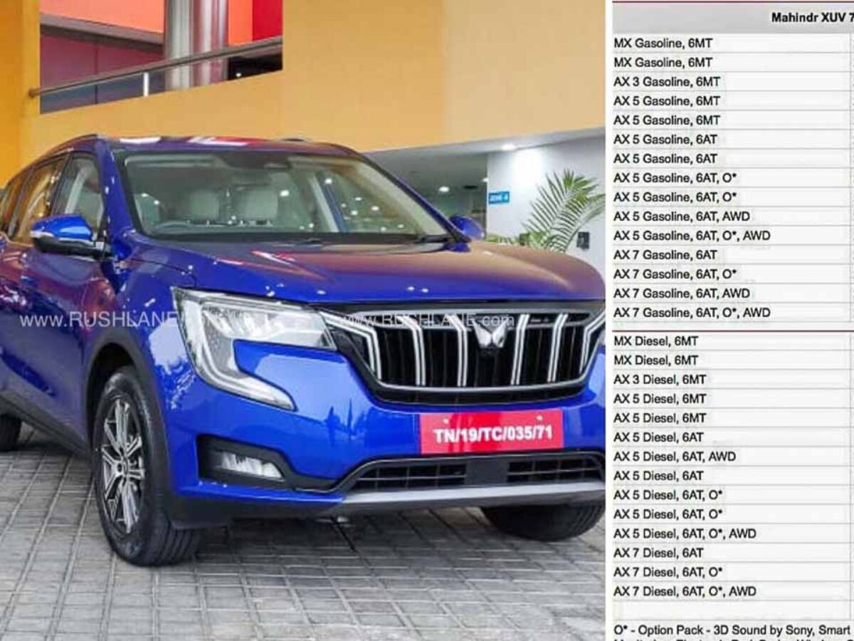 mahindra xuv700 price in india