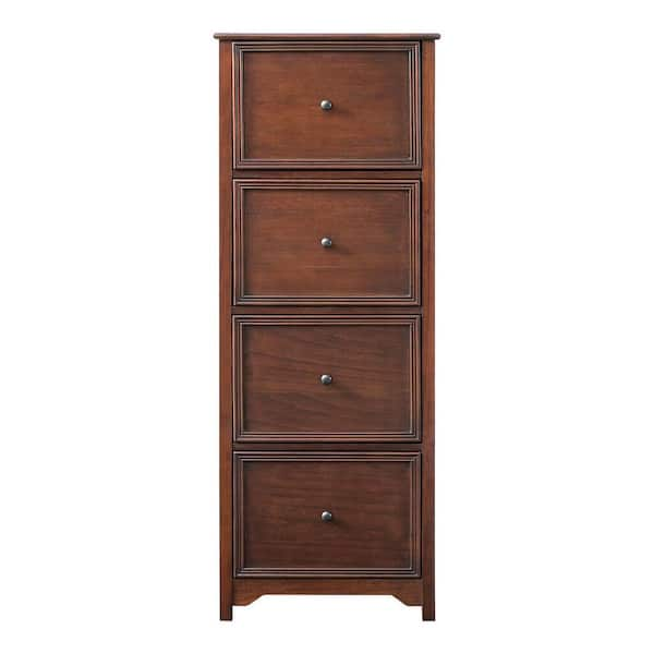 4 drawer wood file cabinet