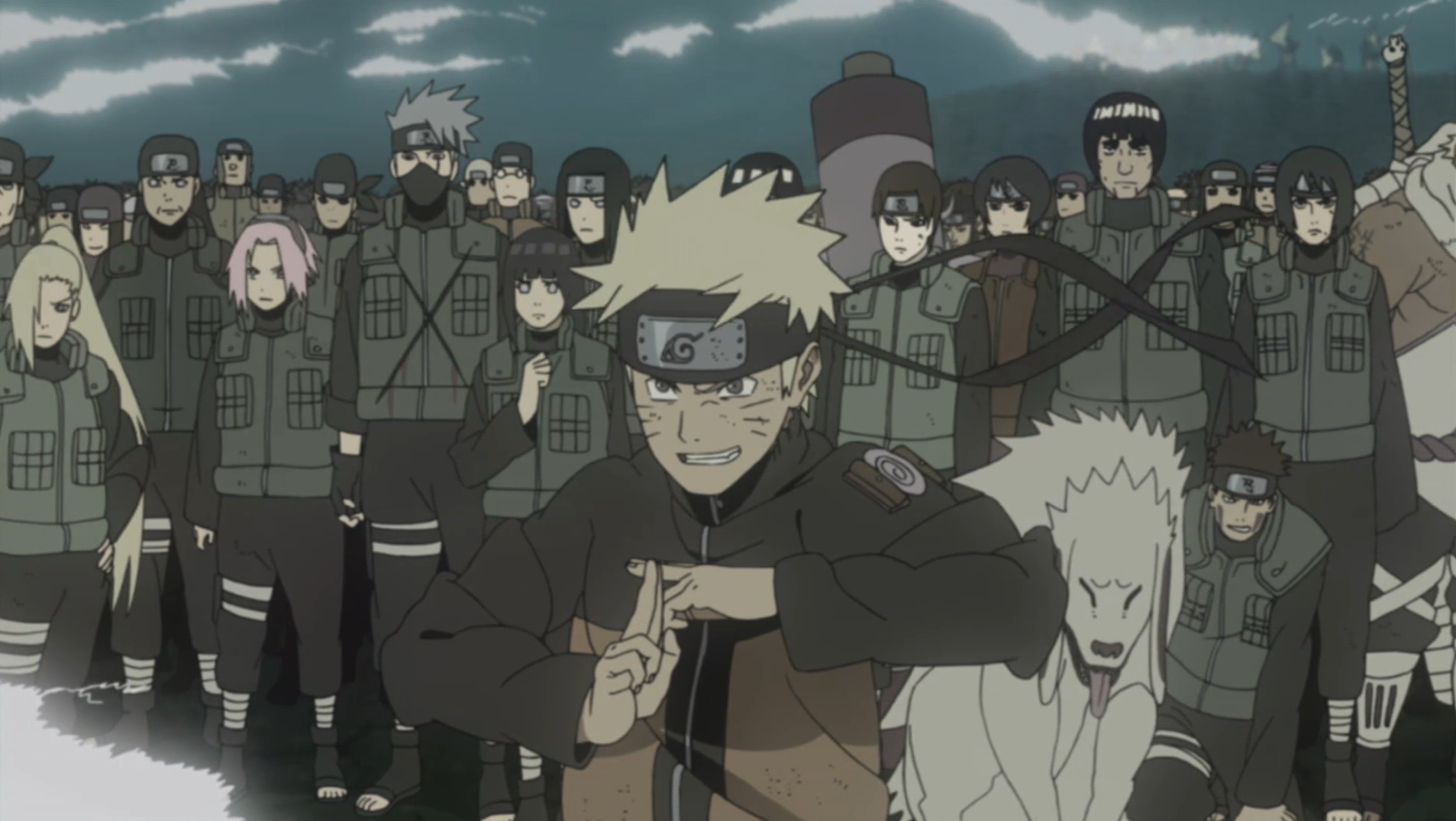 which episode does the 4th shinobi war start