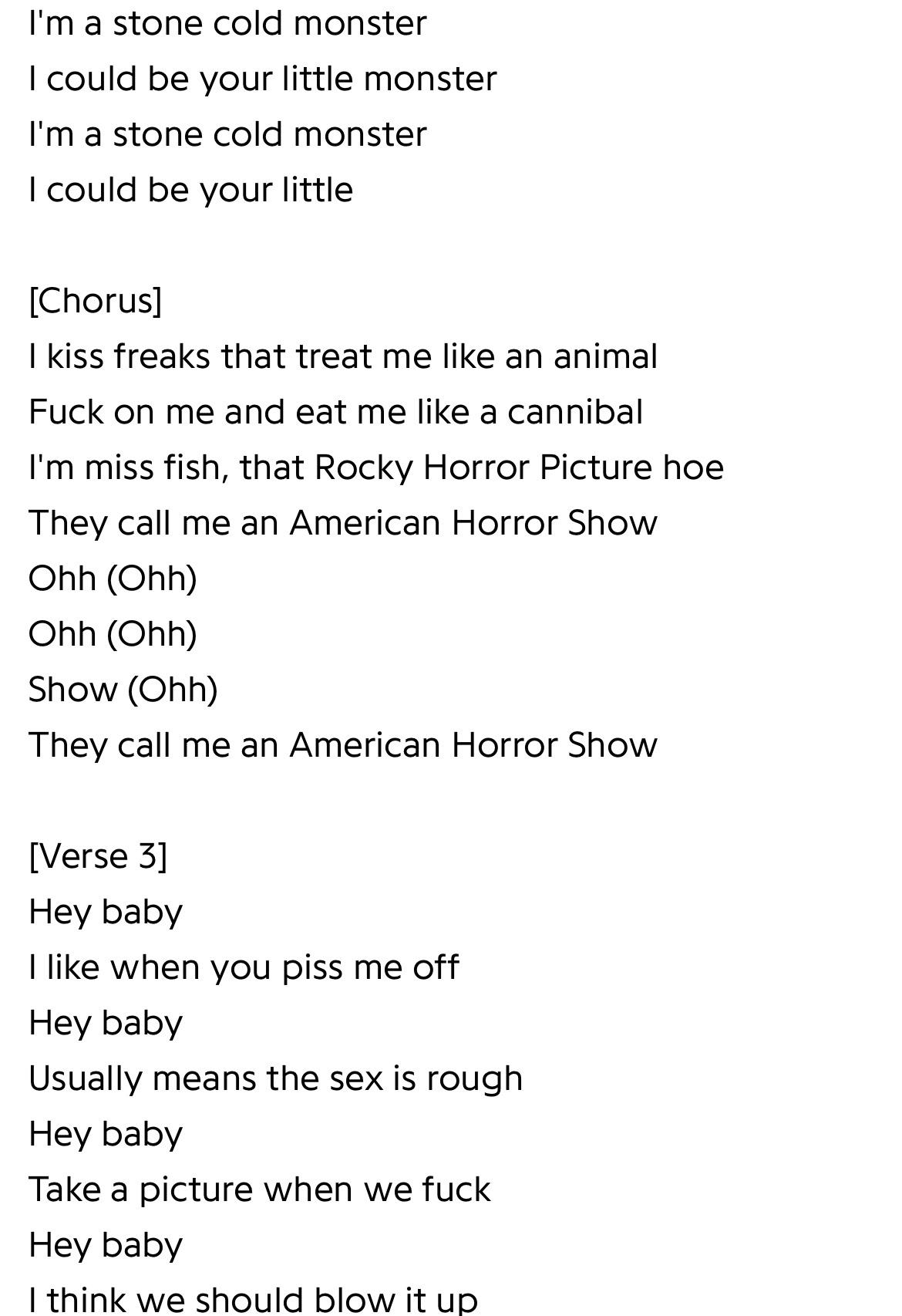 treat me like an animal lyrics