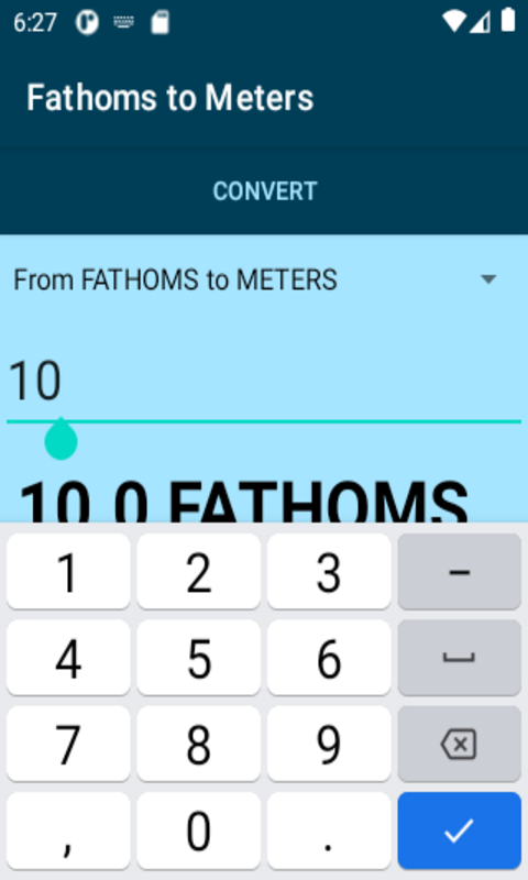 fathoms to meters