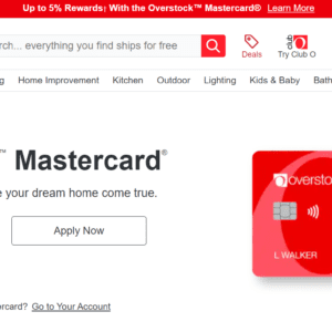 overstock credit card