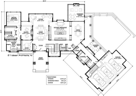 contemporary house blueprints