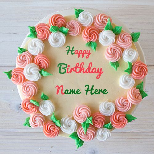 write name on birthday cake