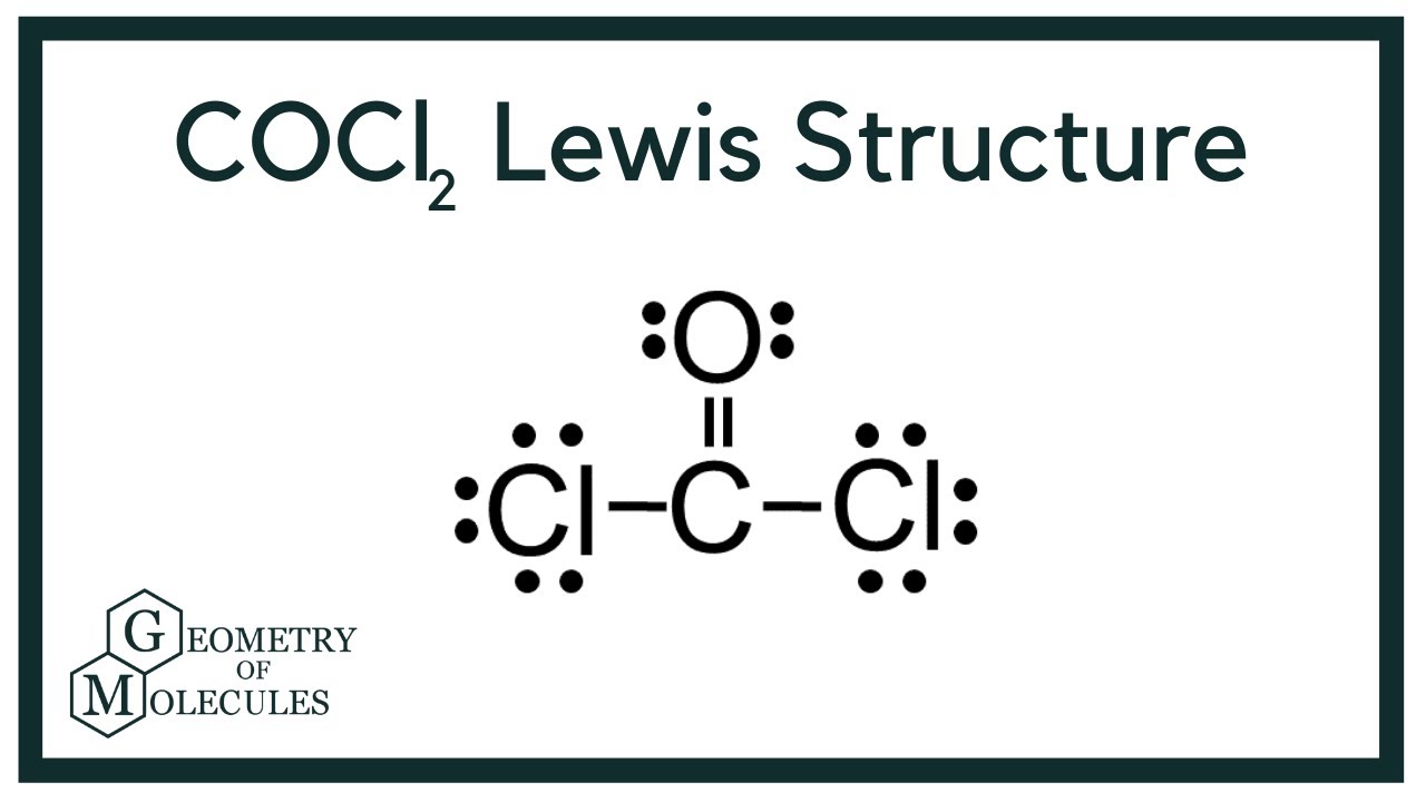 lewis dot structure for cocl2