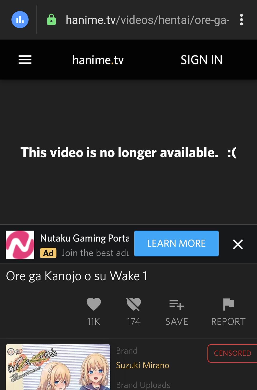 hanime.tv down