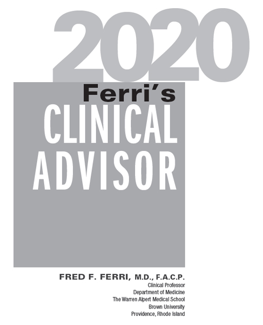 ferris clinical advisor 2020 pdf