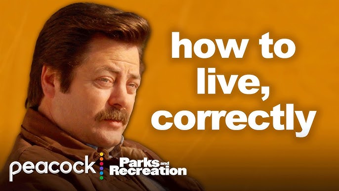 hes a tourist ron swanson